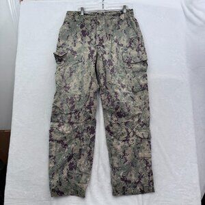 US Navy Type III Cargo Pants Mens M 30x30 Green NWU AOR2 Digital Camo Ripstop